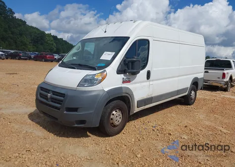 2018 Ram Promaster 2500 High Roof 159 Wb from USA, damaged, VIN 3C6TRVDG4JE148949